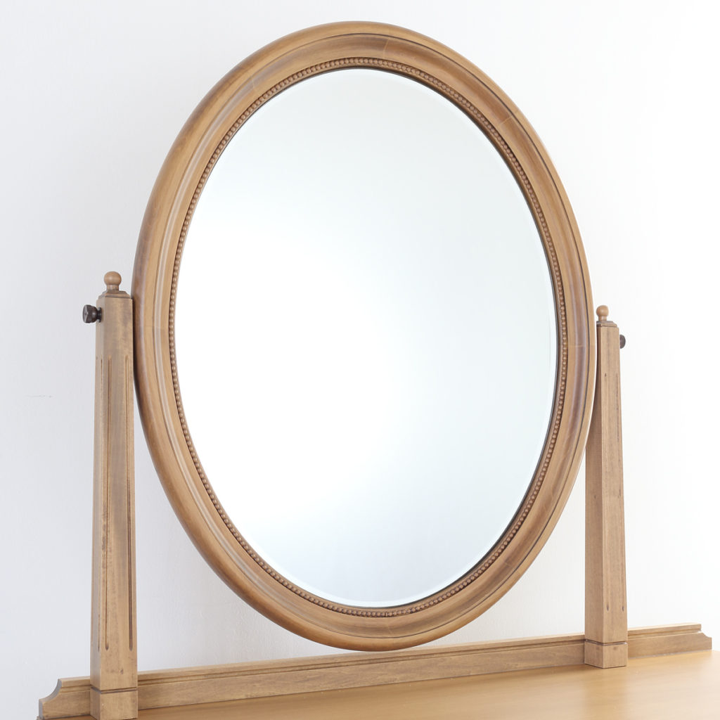 オーバルミラー　ドレッサー　丸い鏡